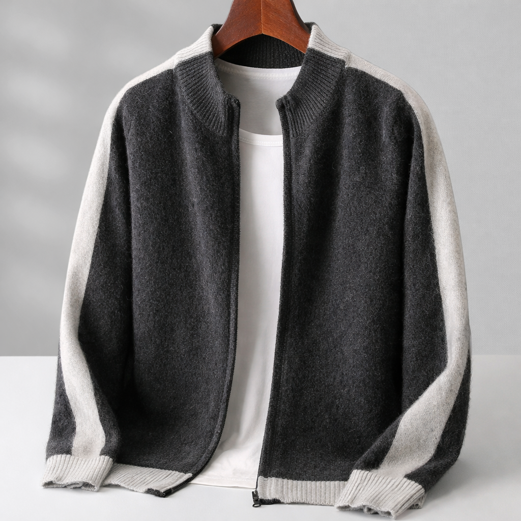 MERINO WOOL JACKET FOR MEN
