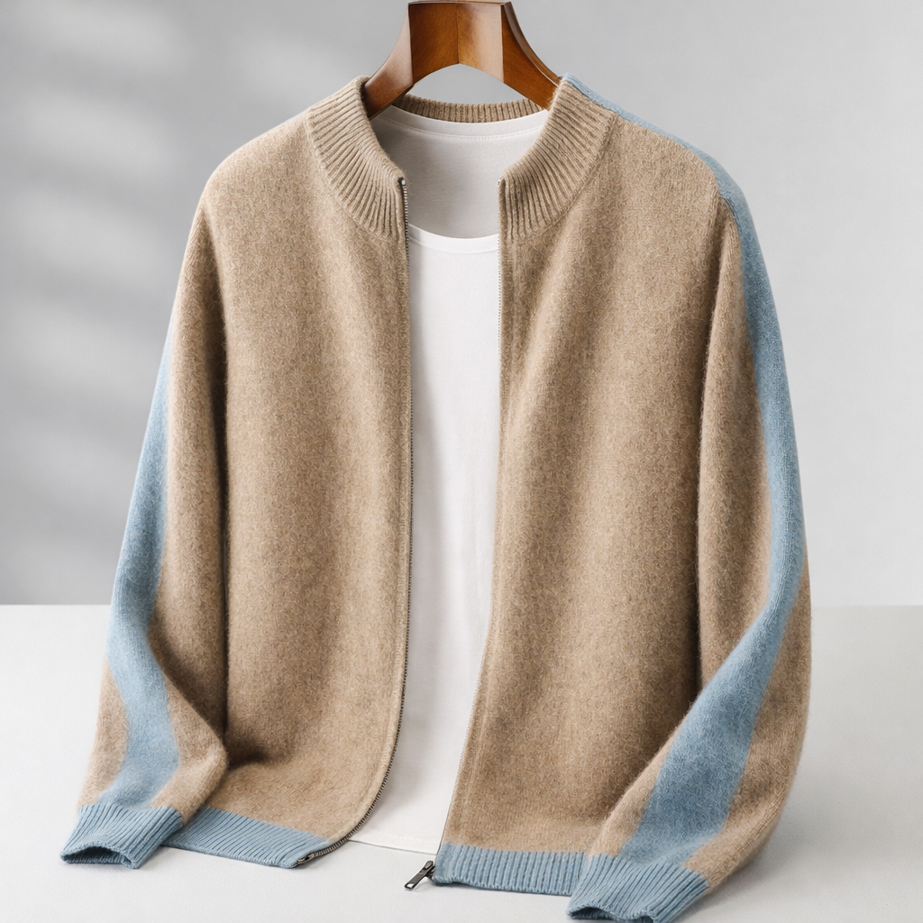 MERINO WOOL JACKET FOR MEN