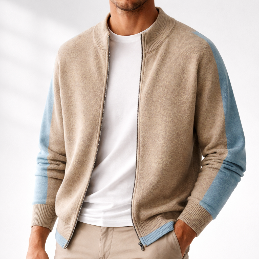 MERINO WOOL JACKET FOR MEN
