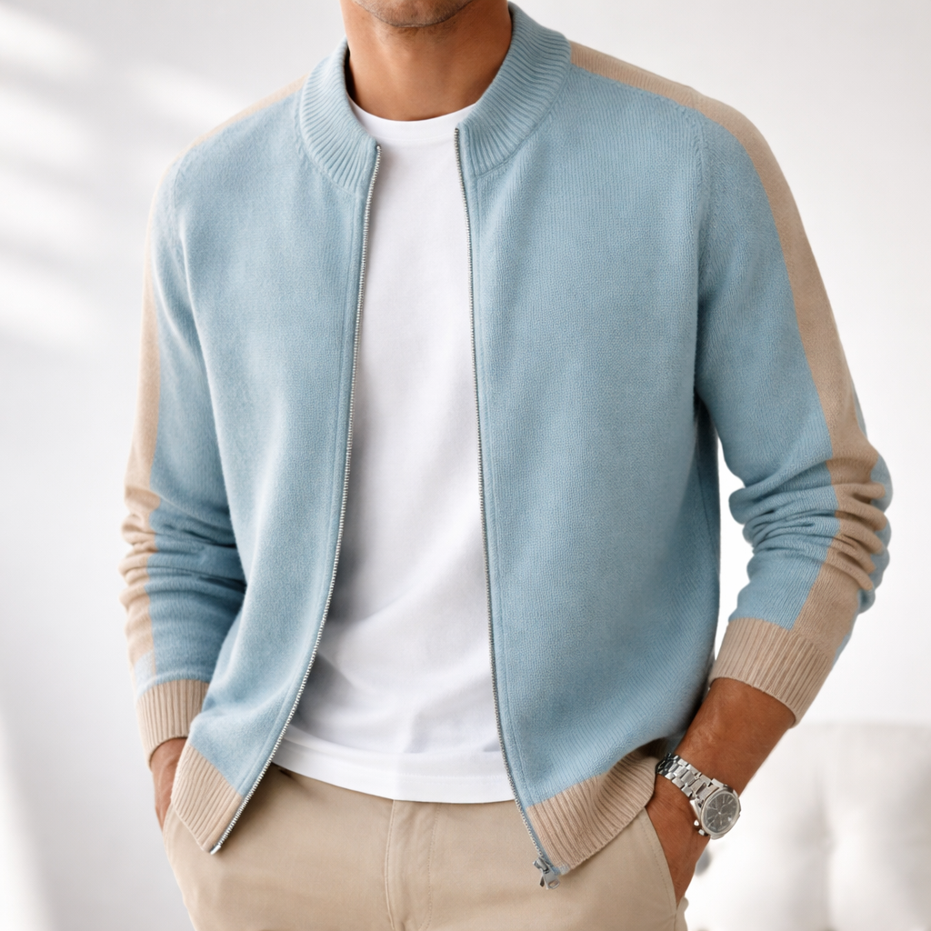 MERINO WOOL JACKET FOR MEN