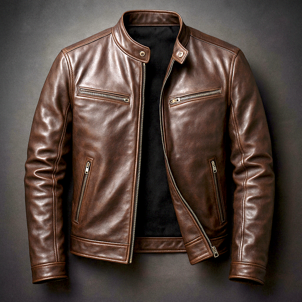 CLASSIC BIKER JACKET FOR MEN