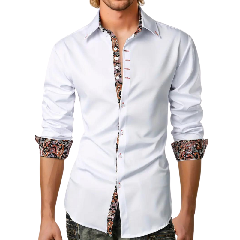 PAISLEY SLIM SHIRT FOR MEN