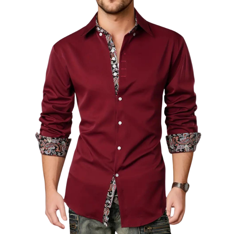 PAISLEY SLIM SHIRT FOR MEN