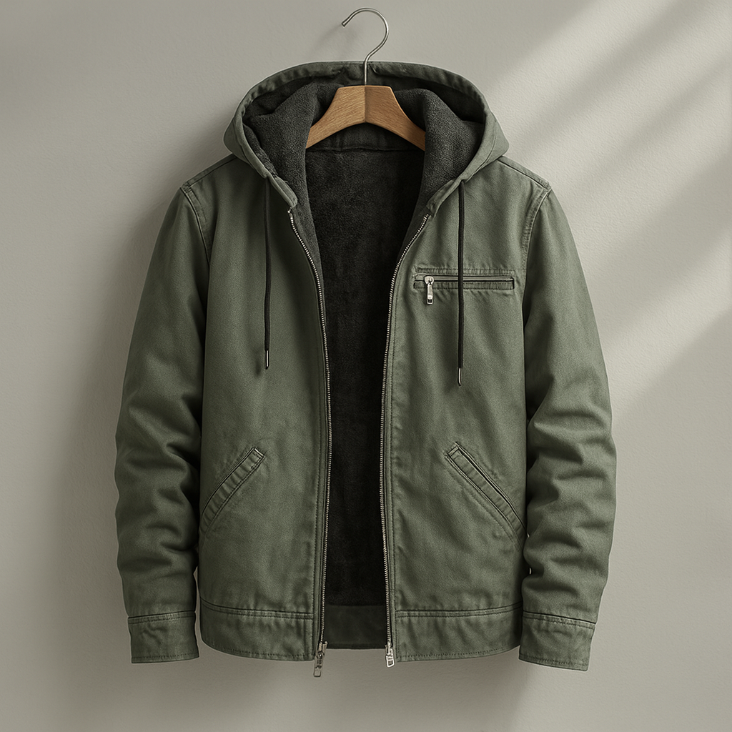 FLEECE-LINED JACKET FOR MEN