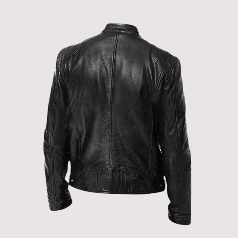 FAUX LEATHER JACKET FOR MEN