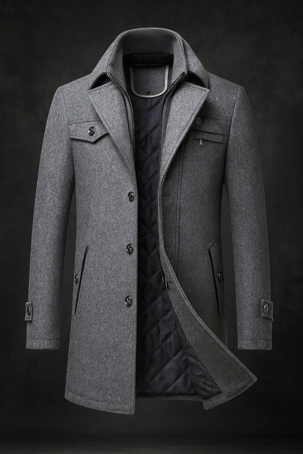 WOOL COAT FOR MEN