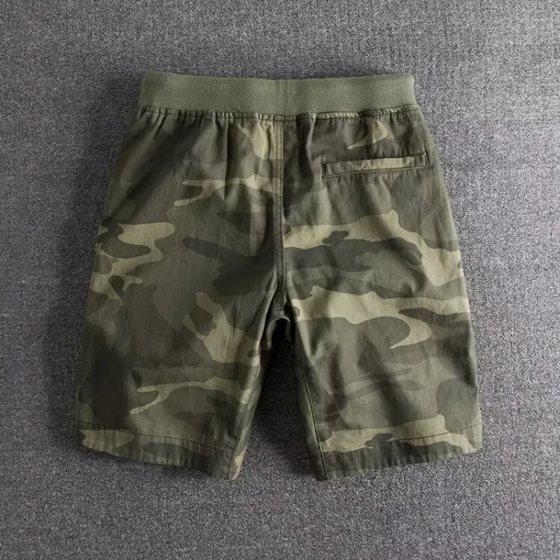 CAMOUFLAGE STRETCH SHORTS FOR MEN