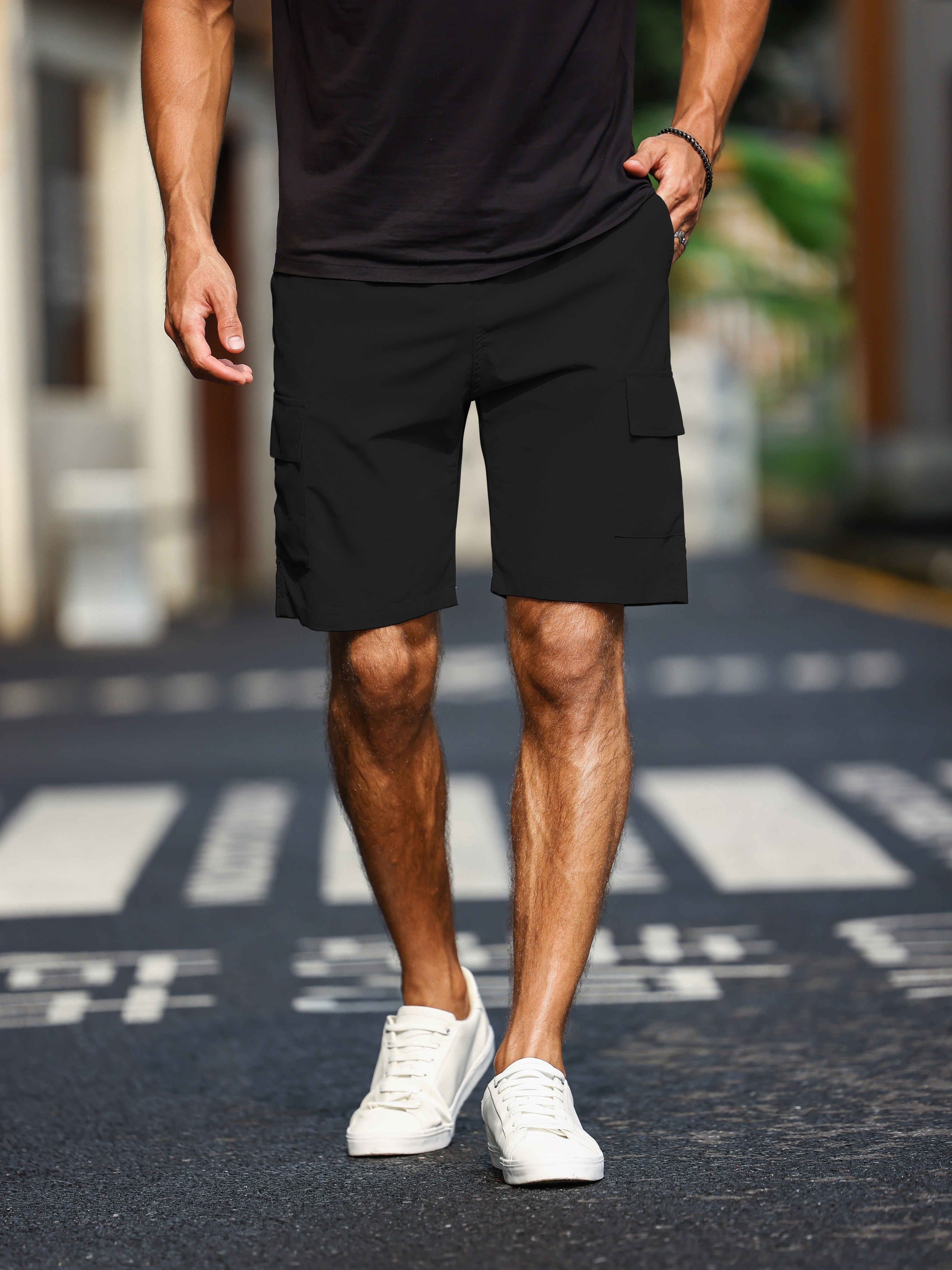 POCKET WOVEN SHORTS FOR MEN