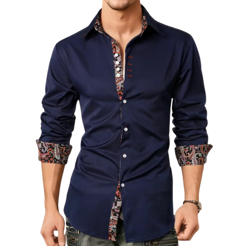 PAISLEY SLIM SHIRT FOR MEN