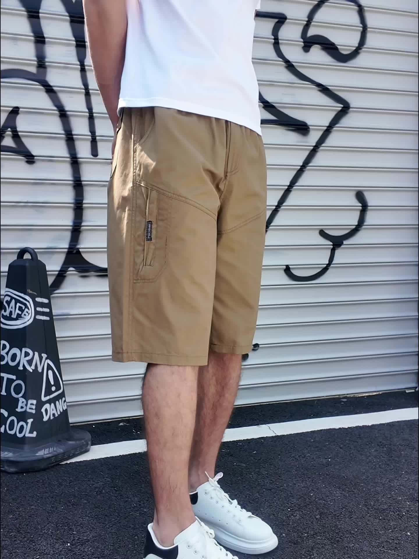 LOOSE FIT COTTON SHORTS FOR MEN