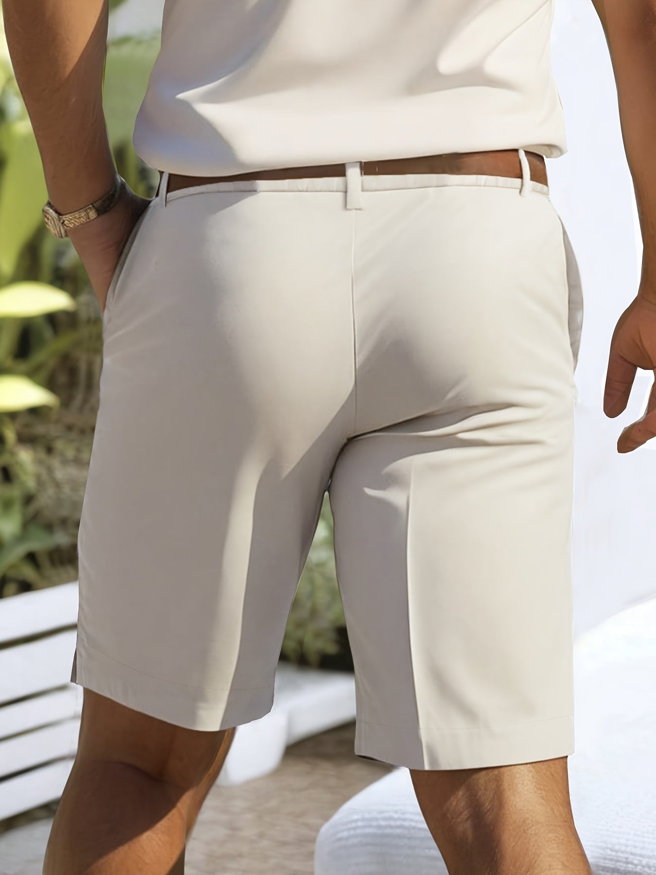 CHINO SUIT SHORTS FOR MEN