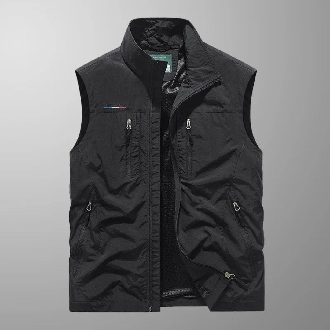 MULTI POCKET UTILITY VEST FOR MEN