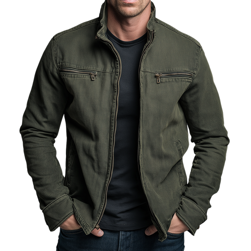 CLASSIC COTTON JACKET FOR MEN