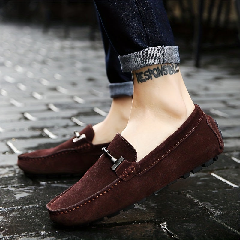 SQUARE TOE LOAFERS FOR MEN