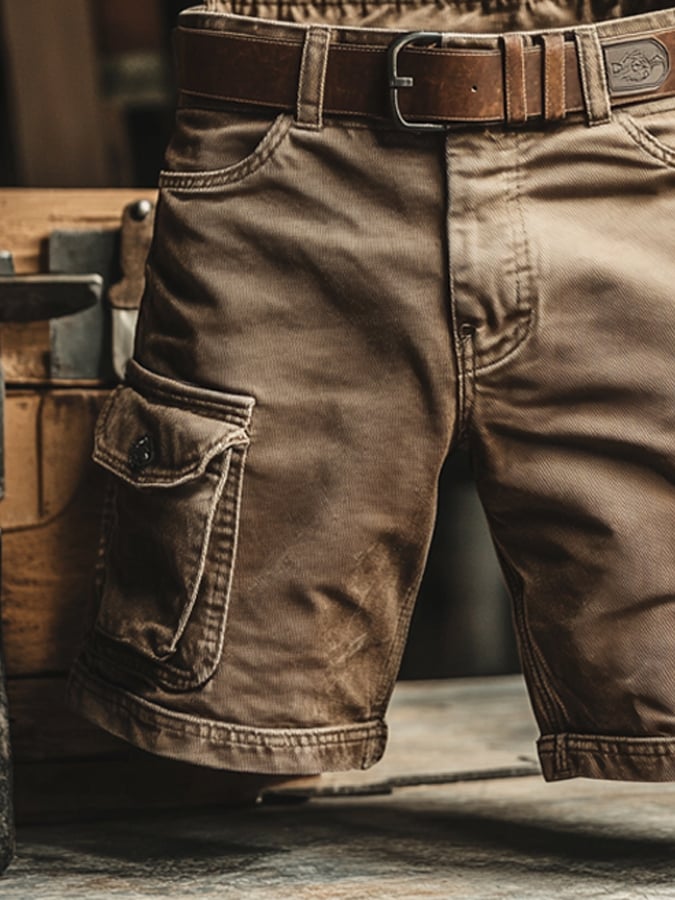 VINTAGE CARGO SHORTS FOR MEN