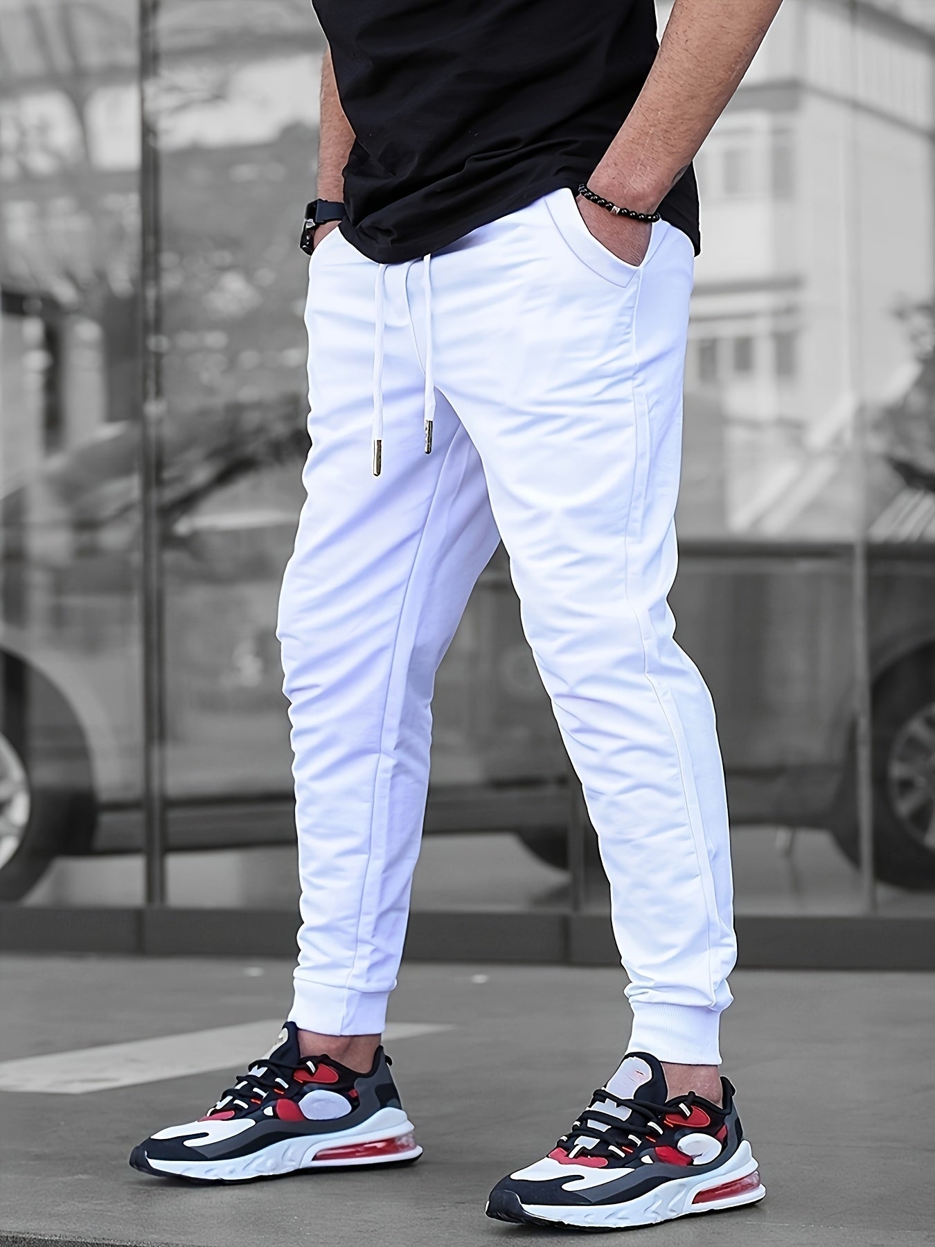 MULTI-POCKET JOGGER TROUSERS FOR MEN
