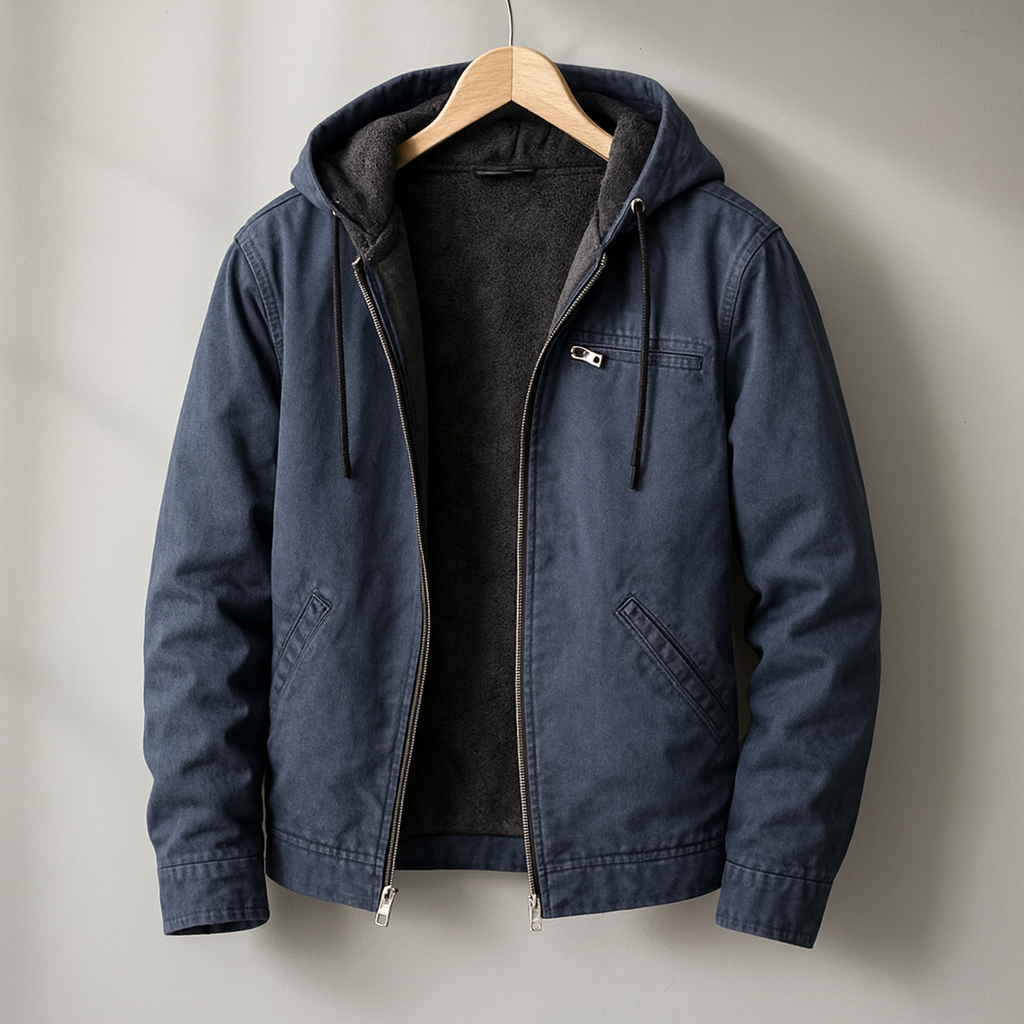 FLEECE-LINED JACKET FOR MEN