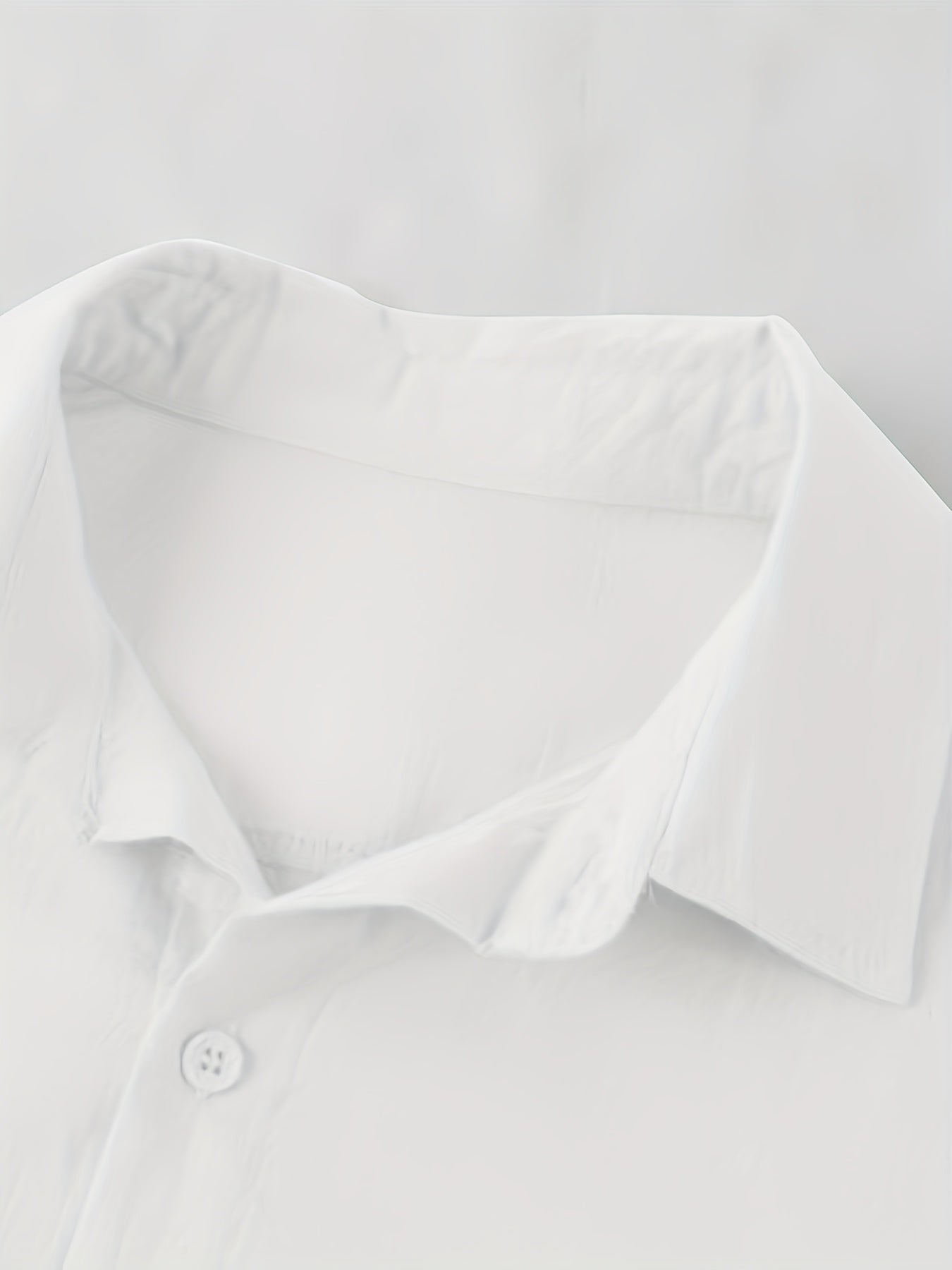 LINEN BLEND BUTTON SHIRT FOR MEN