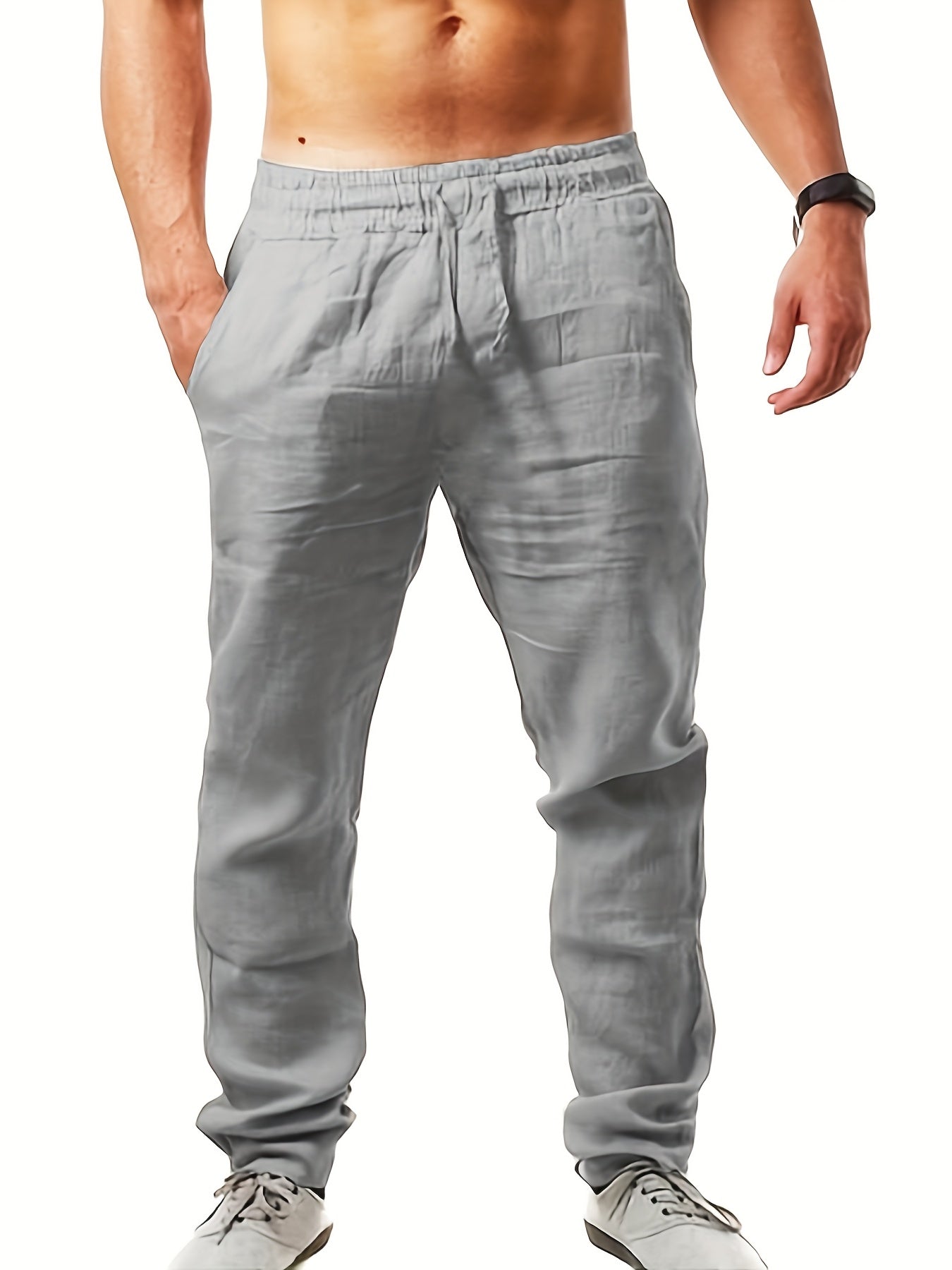 LOOSE STRAIGHT TROUSERS FOR MEN
