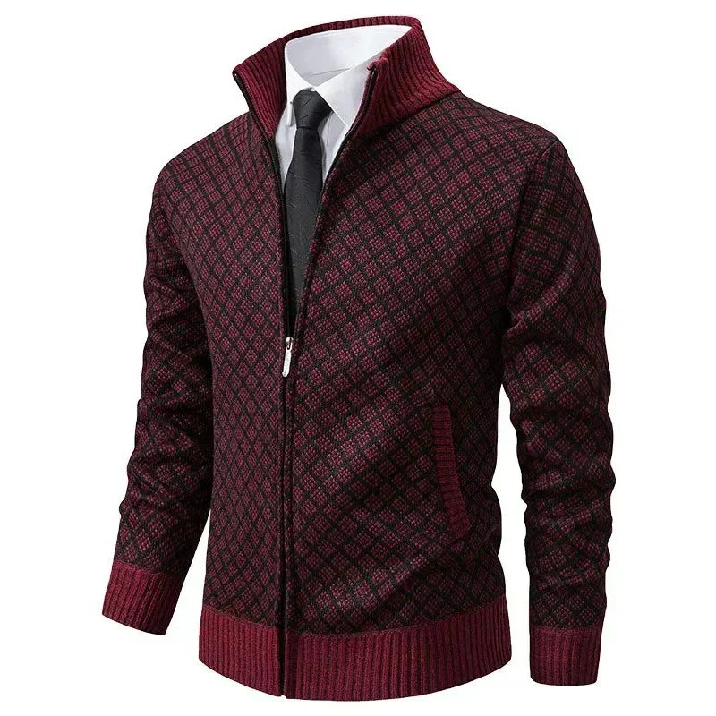 ZIP-UP CARDIGAN FOR MEN