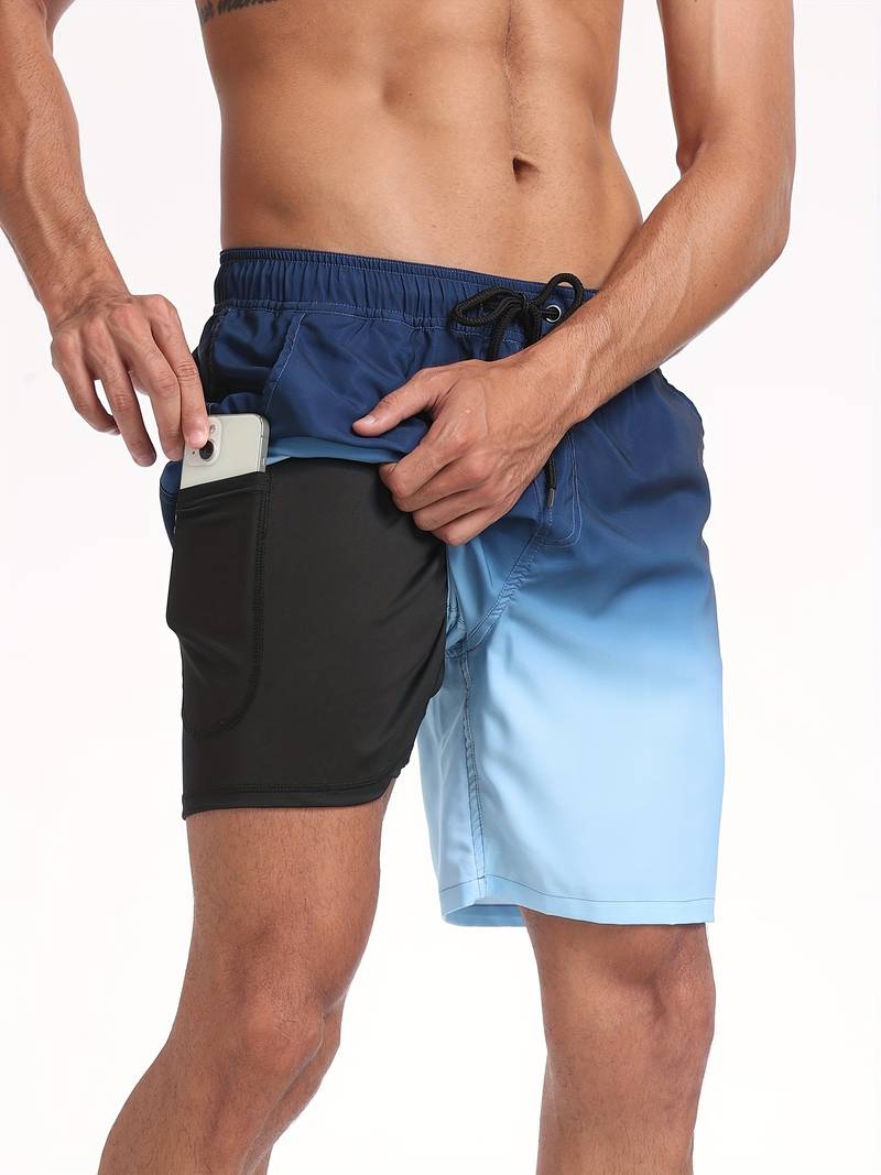 DRAWSTRING SWIM SHORTS FOR MEN