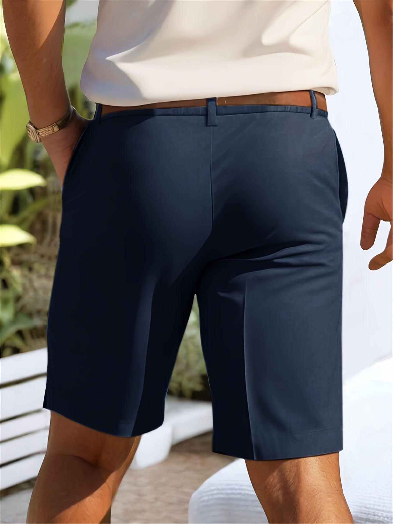 CHINO SUIT SHORTS FOR MEN