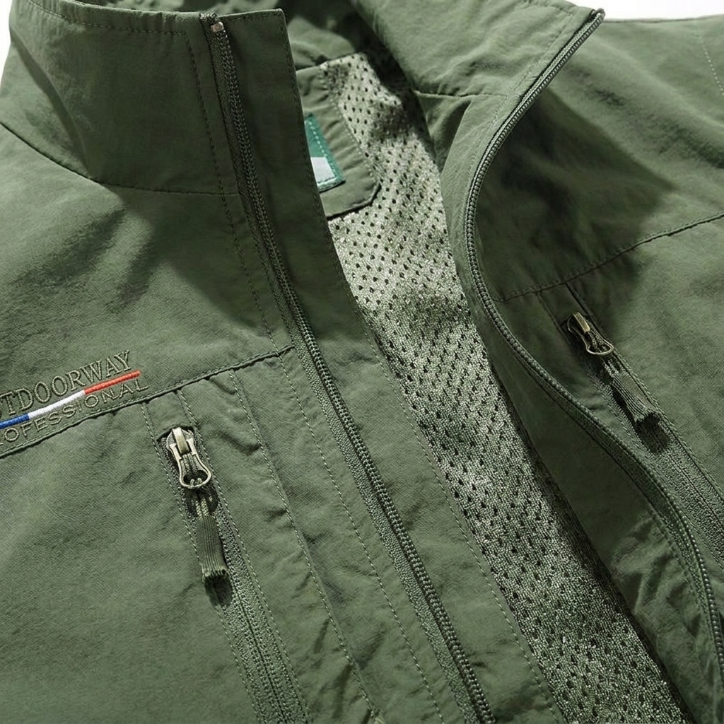 MULTI POCKET UTILITY VEST FOR MEN