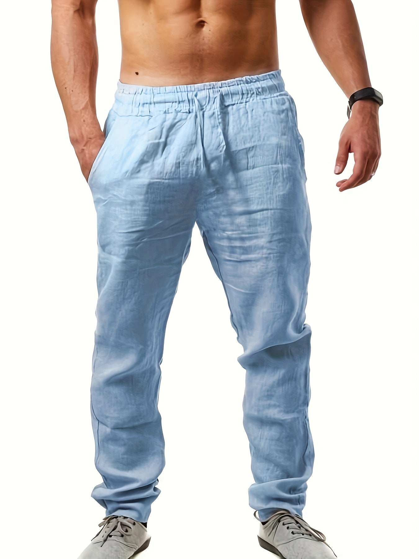 LOOSE STRAIGHT TROUSERS FOR MEN