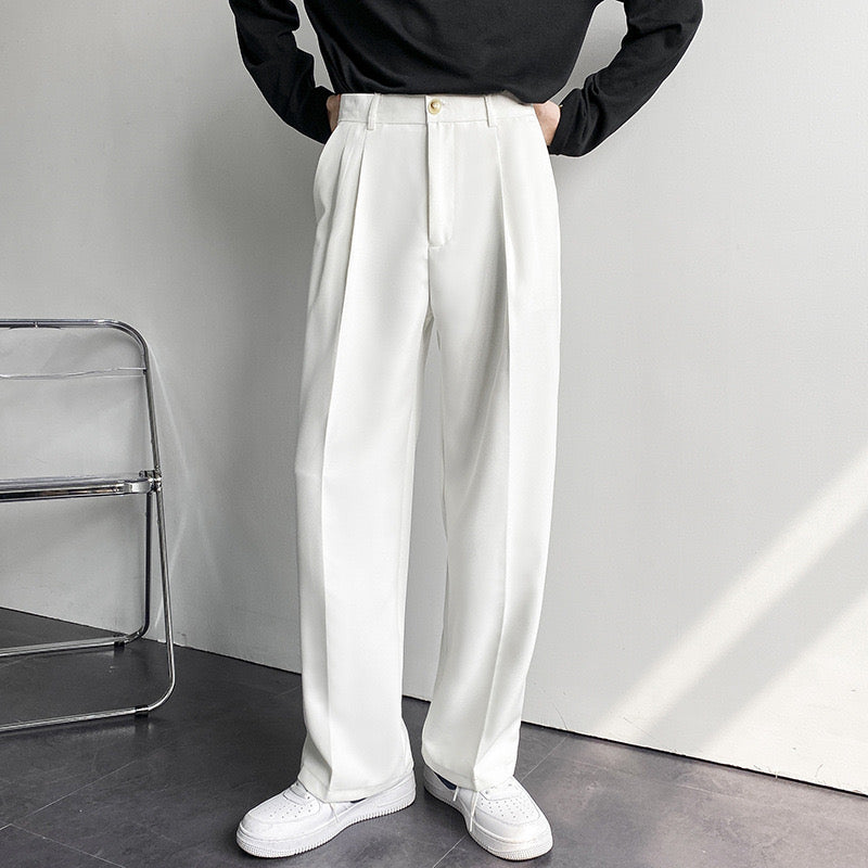 PLEATED FORMAL TROUSERS FOR MEN