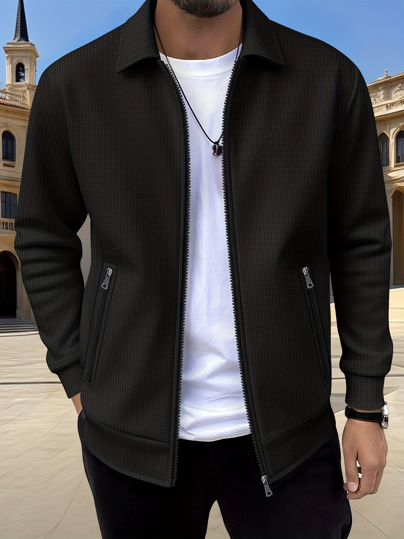 ZIPPER JACKET FOR MEN