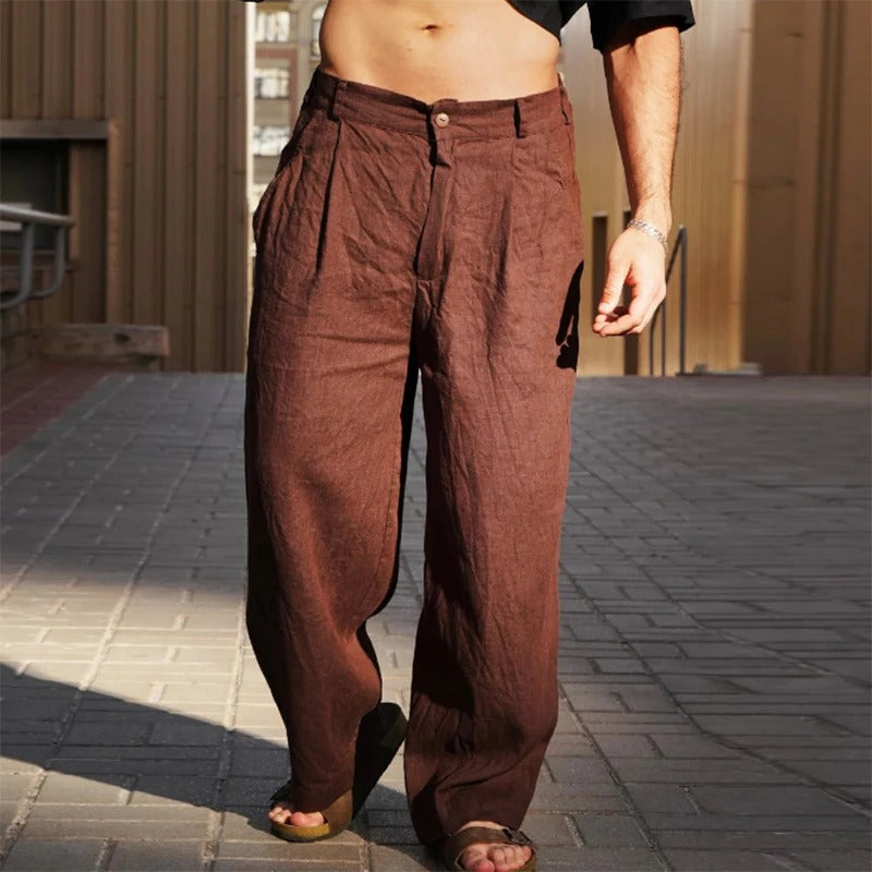 WIDE LEG TROUSERS FOR MEN