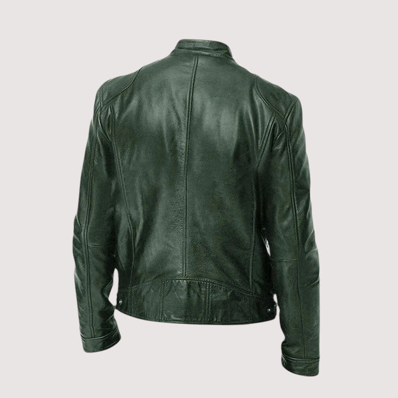 FAUX LEATHER JACKET FOR MEN