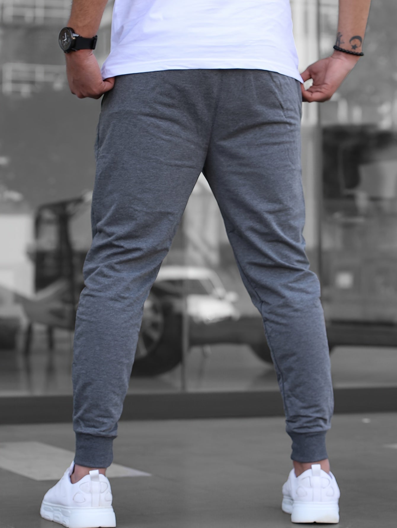 MULTI-POCKET JOGGER TROUSERS FOR MEN