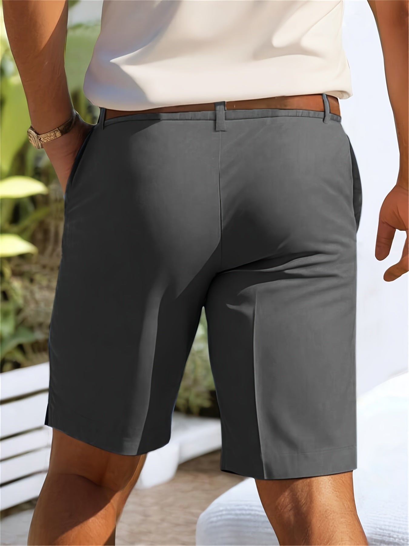 CHINO SUIT SHORTS FOR MEN