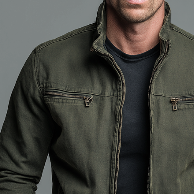 CLASSIC COTTON JACKET FOR MEN