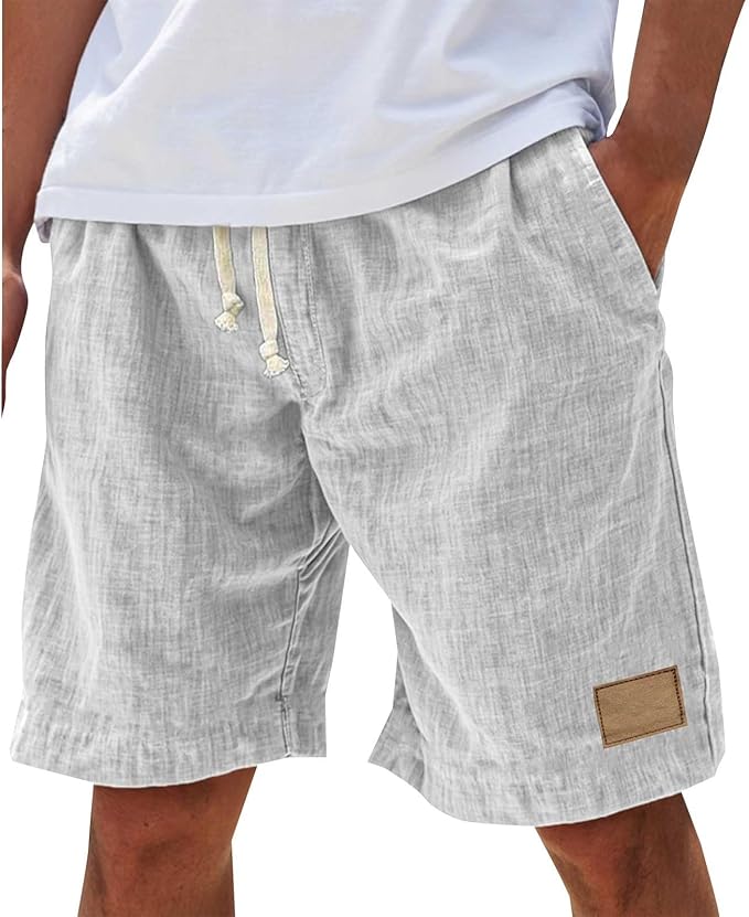 ELASTIC WAIST SHORTS FOR MEN