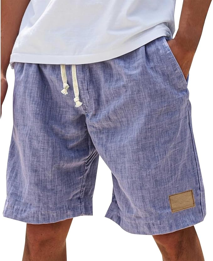 ELASTIC WAIST SHORTS FOR MEN