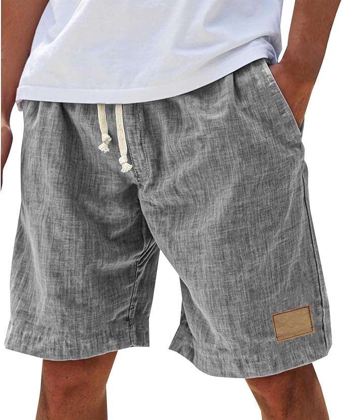 ELASTIC WAIST SHORTS FOR MEN