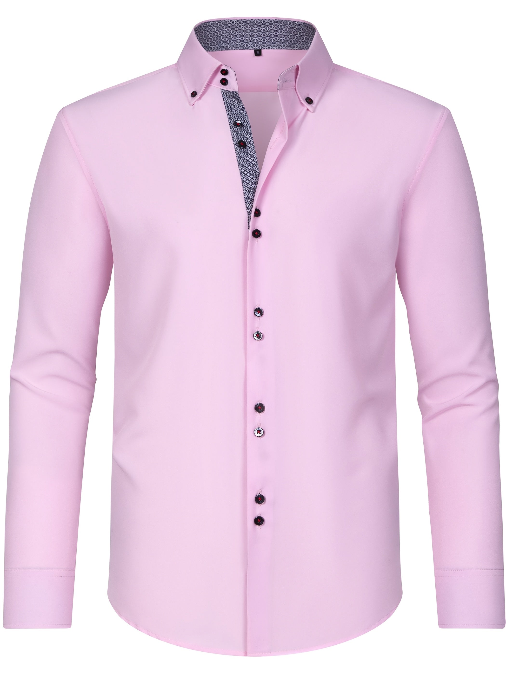 COLOR BLOCK DRESS SHIRT FOR MEN