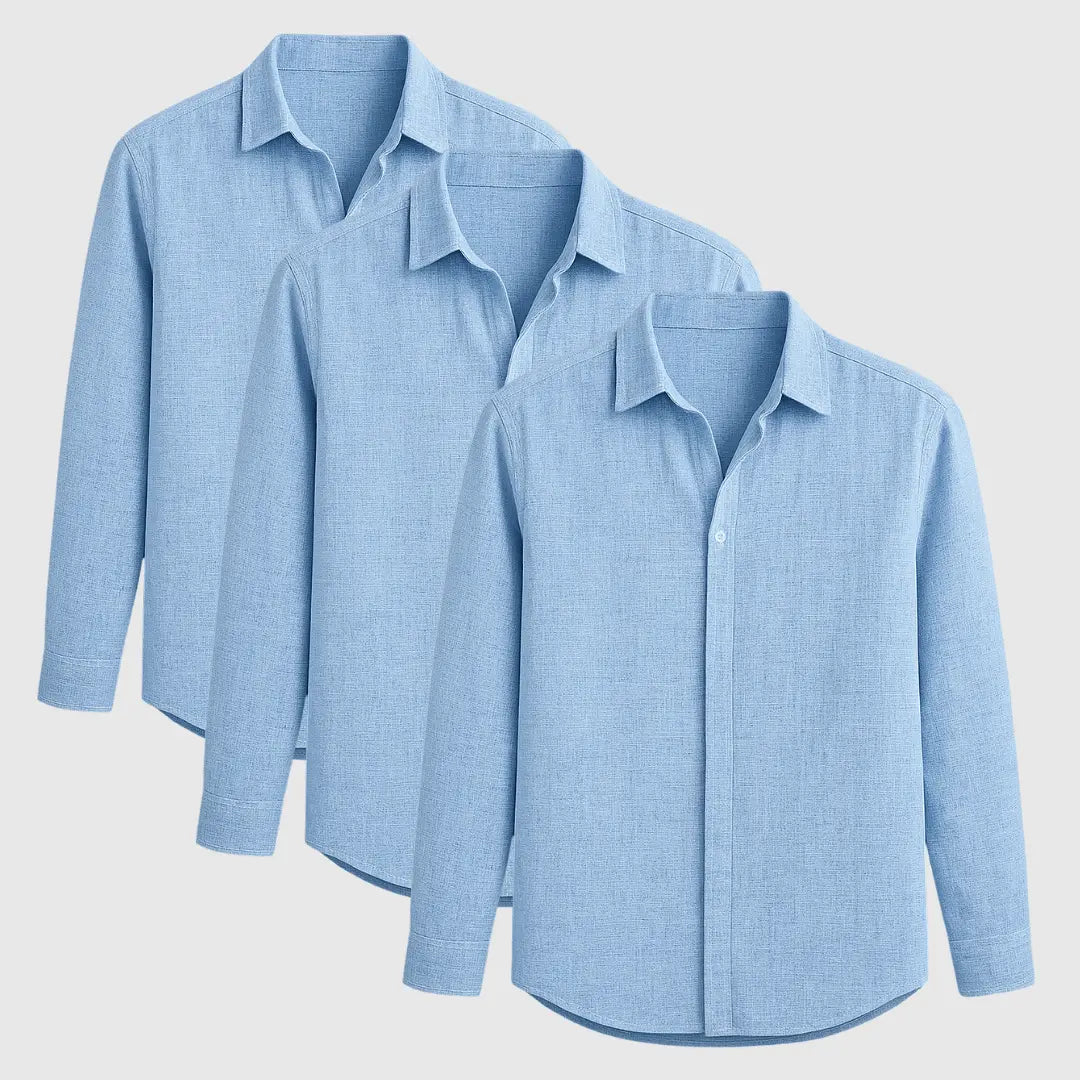 LINEN LONG SLEEVE SHIRT FOR MEN