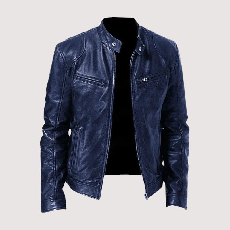 FAUX LEATHER JACKET FOR MEN
