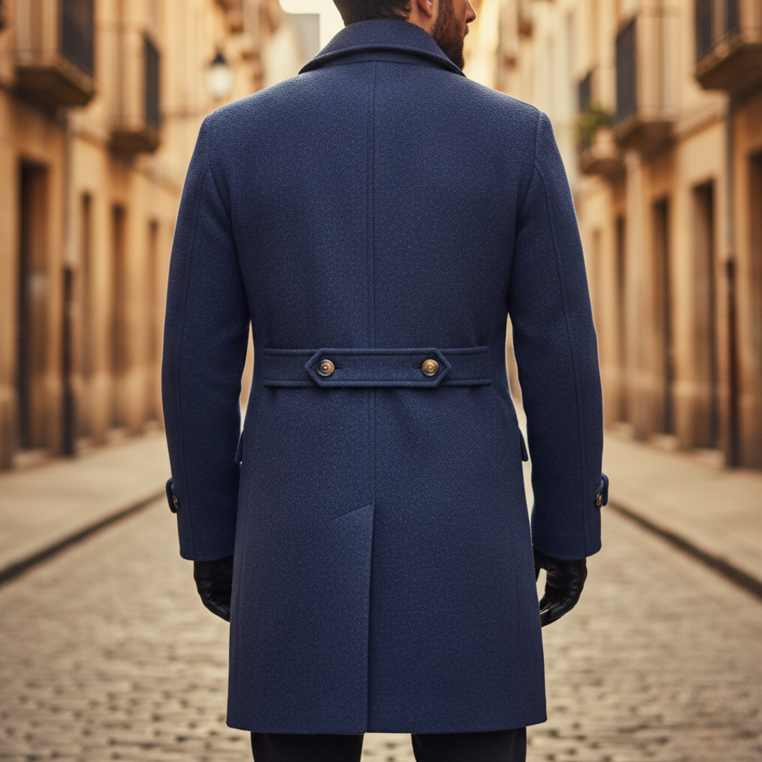 CLASSIC WOOL COAT FOR MEN