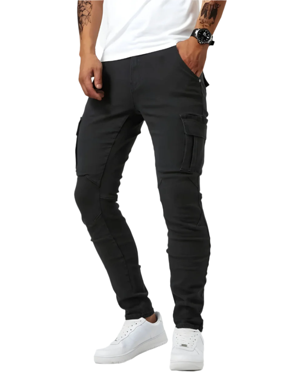 STRETCH CARGO TROUSER FOR MEN