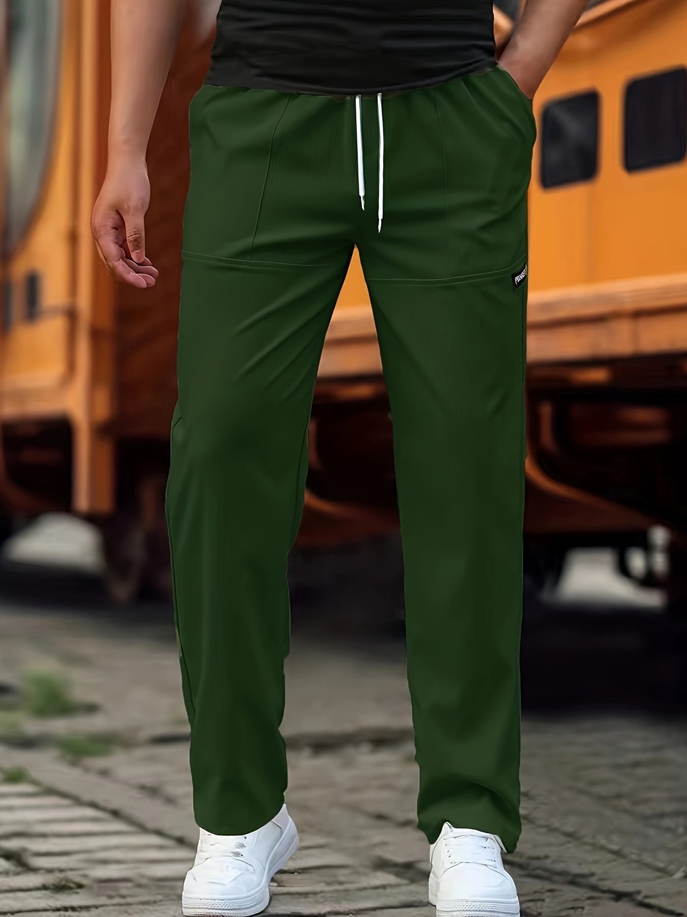 REGULAR STRETCH TROUSERS FOR MEN