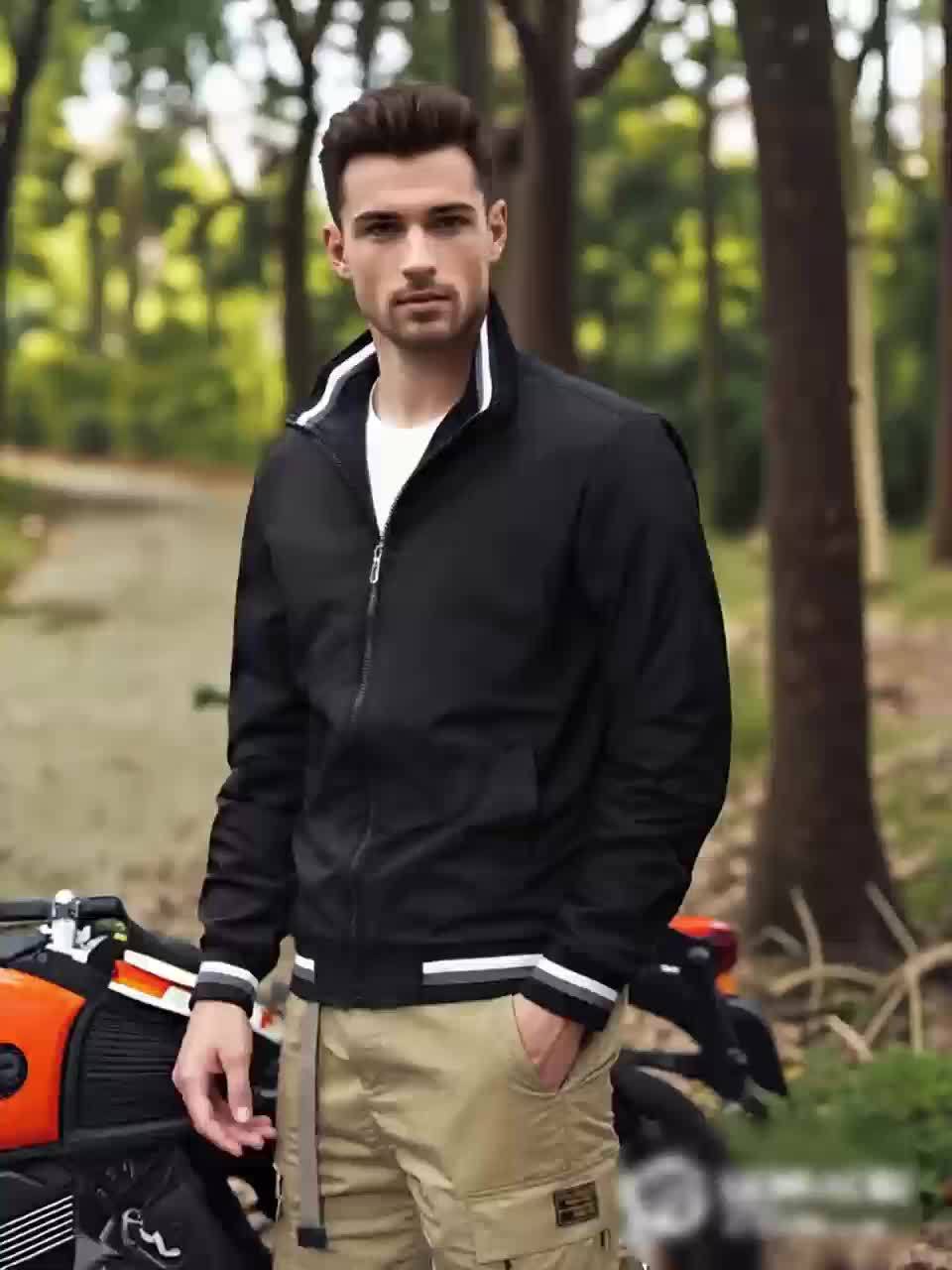 REGULAR FIT JACKET FOR MEN