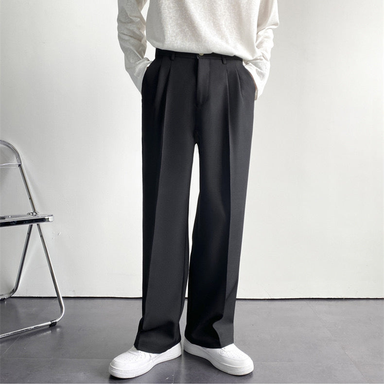 PLEATED FORMAL TROUSERS FOR MEN
