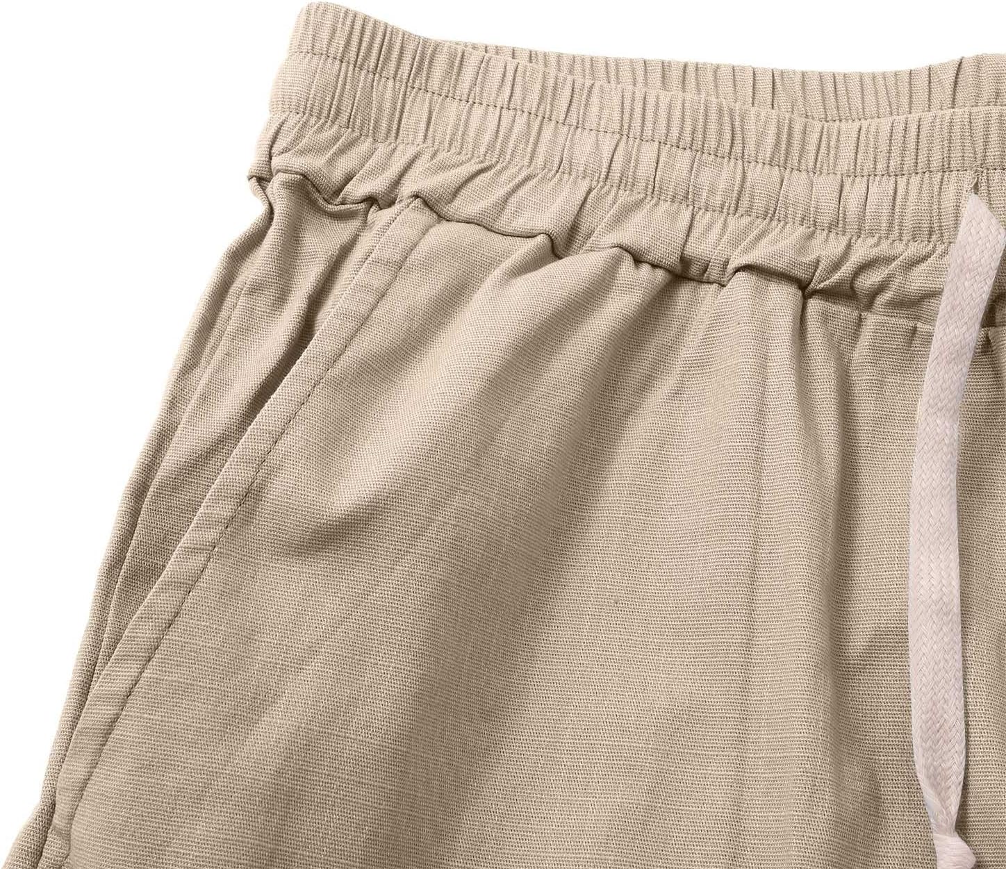 ELASTIC WAIST SHORTS FOR MEN