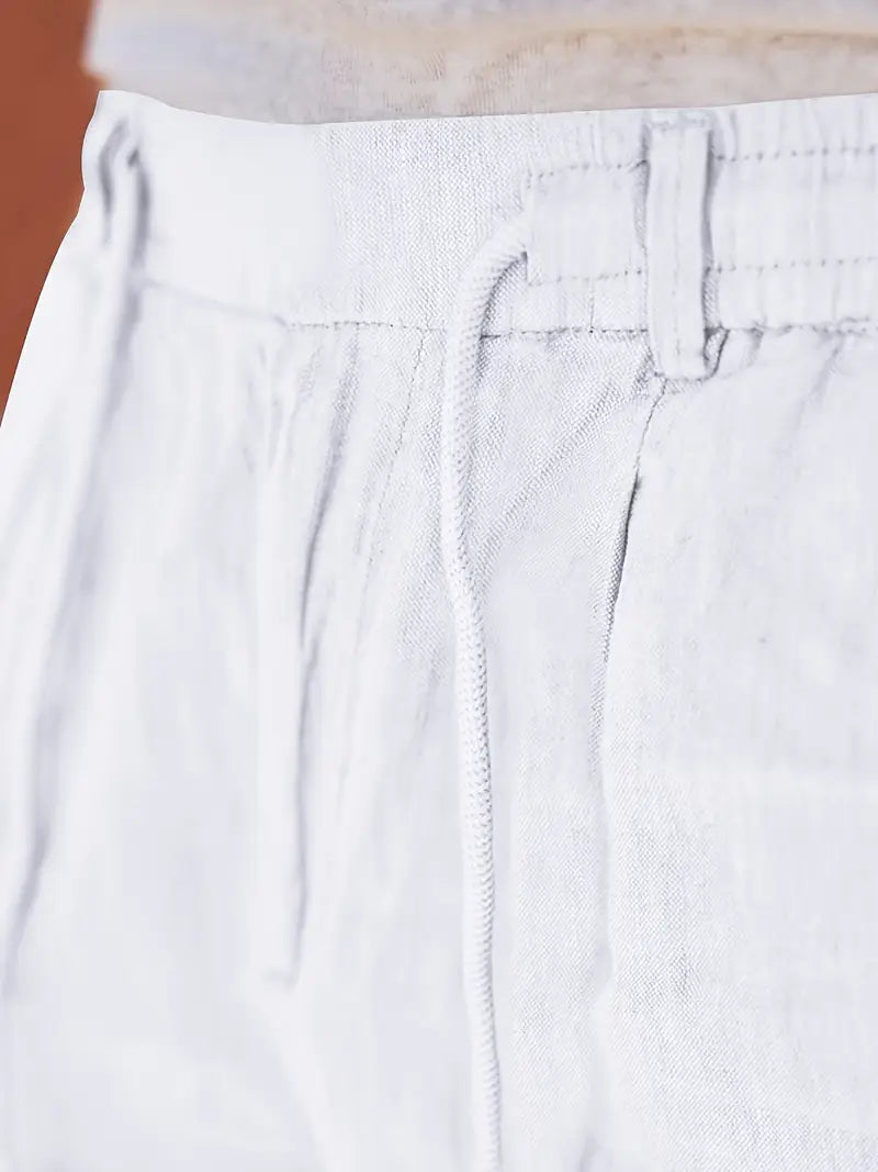 LOOSE FIT LINEN TROUSERS FOR MEN