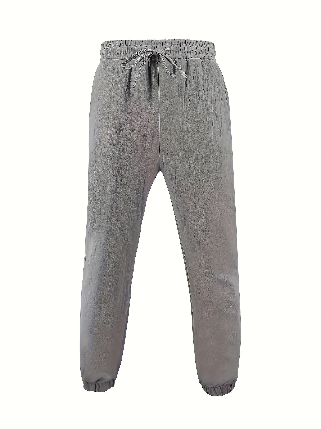 LINEN DRAWSTRING TROUSERS FOR MEN