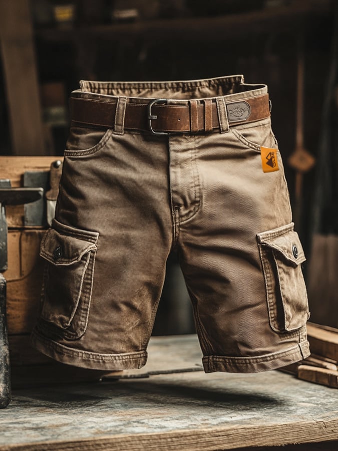 VINTAGE CARGO SHORTS FOR MEN